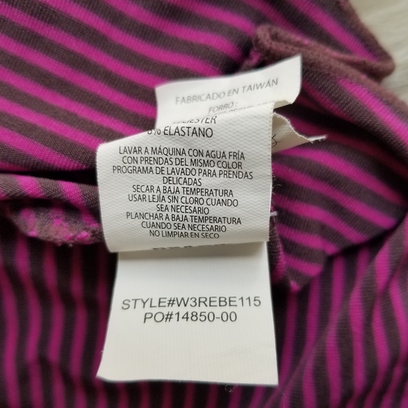 prAna Rebecca Strappy Striped Active Jersey Dress Size Small Hiking Athleisure - Picture 9 of 10